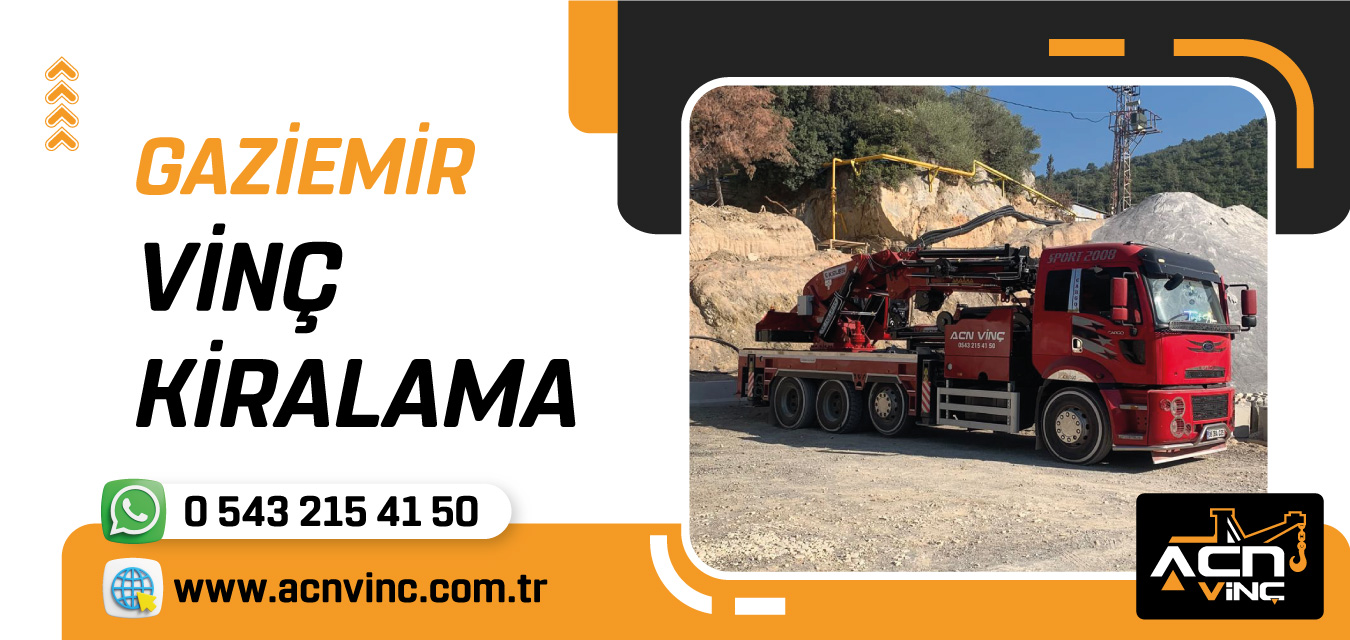 Gaziemir Vinç Kiralama
